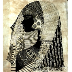 Special Offers 'Malindi Girl' Heidi Lange Screen Print (Kenya)