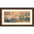 Cranes 'Along a River' Framed Art Print