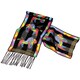 Laurel Burch Scarves-Rainbow Horses W/Fringe