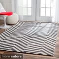 Handmade Alexa Chevron Wool Rug (9'6 x 13'6)