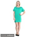 24/7 Comfort Apparel Women's Oversized T-shirt Dress