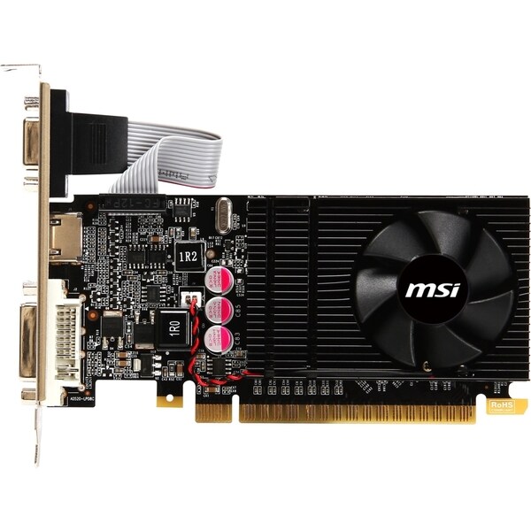 MSI N610GT-MD1GD3/LP GeForce GT 610 Graphic Card - 810 MHz Core - 1 G
