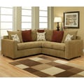 Evan 2 Piece Bronze Sectional Sofa Set