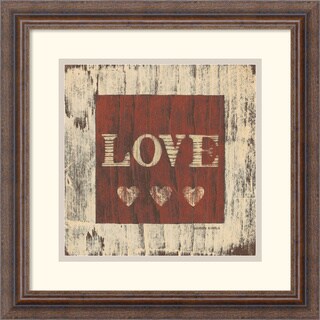 Warren Kimble 'Love' Framed Art Print