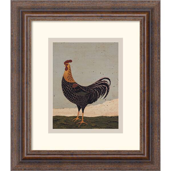 Warren Kimble 'Rooster Facing West' Framed Art Print 14332855