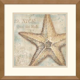 Daphne Brissonnet 'A La Plage II' Framed Art Print