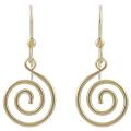 Goldfill Spiral Earrings
