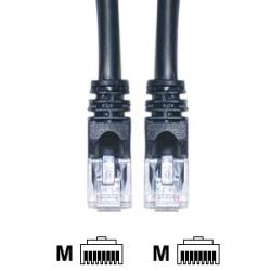 20-foot CAT 5E Black Ethernet Cable (Pack of 5)