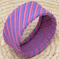 Telephone Wire Pink and Purple Bangle Bracelet (South Africa)