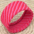Telephone Wire Pink and Red Bangle Bracelet (South Africa)
