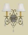 Before it Morgan 2-light Silver Lighting Fixture