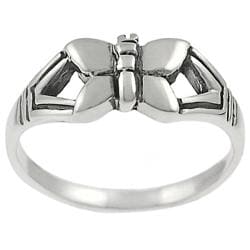 Tressa Sterling Silver Butterfly Ring