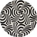 Hand-tufted Antaar New Zealand Wool Rug (7'9 Round)