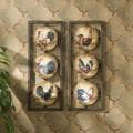 Rooster 2-piece Wall Panel Art