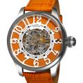 Stuhrling Original Women's Calypso Orange Oversized Automatic Watch