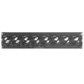 SomerTile 1.25x5-15/16-inch Travessa Trenza Negro Ceramic Trim Tiles (Set of 8)