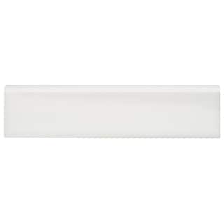 Cheap SomerTile 2x8-inch Travessa Biselada Blanco Ceramic Bullnose Trim Tile (Pack of 6)