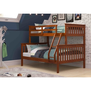 Mission Twin / Full Bunk Bed in Espresso
