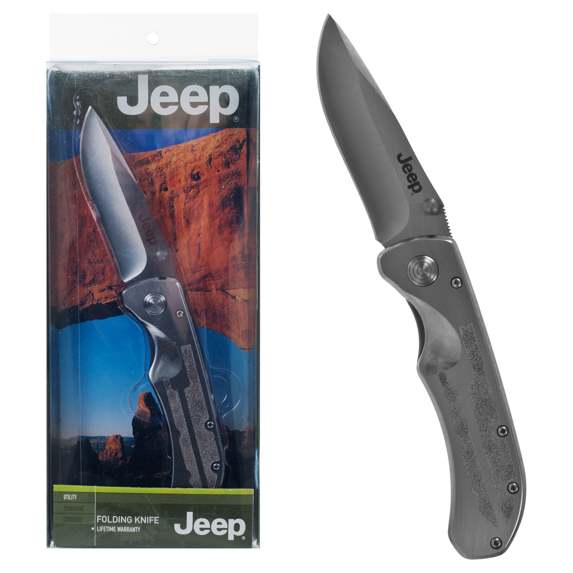 Jeep JP1036R Folding Knife 14338034 Shopping Top