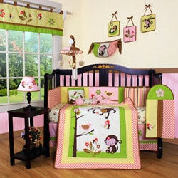 Babies Monkey Crib Bedding