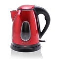 Ovente 1.7L Red Stainless Steel Electric Kettle