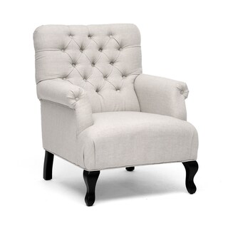 Joussard Beige Linen Club Chair