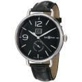 Bell & Ross Men's 'Vintage' Black Dial Black Leather Strap Watch