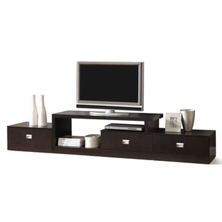 Great Prices Marconi Brown Asymmetrical Modern TV Stand