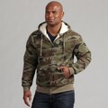 Company 81 Men's Zip Up Sherpa-lined Camo Hoodie
