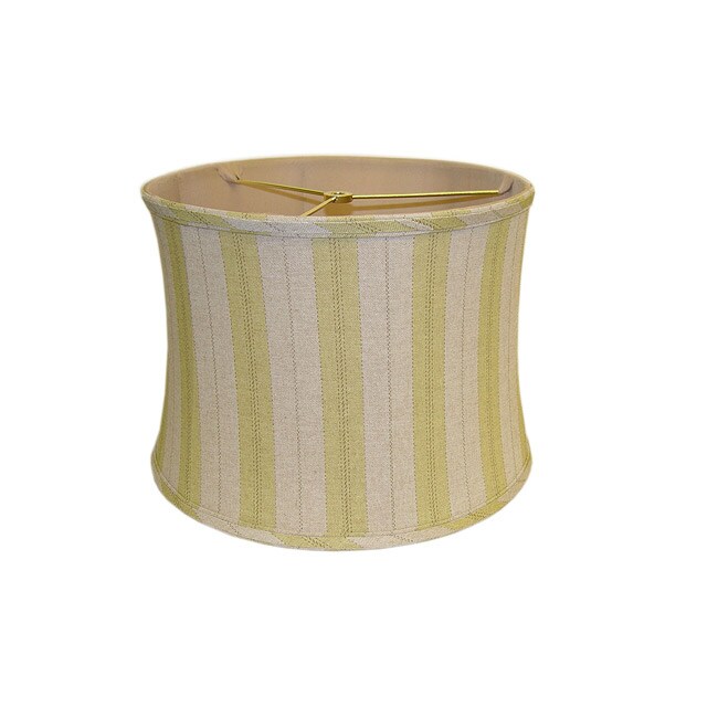 Green Striped Linen Lamp Shade 14341758 Shopping