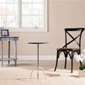 Safavieh Hidden Treasures Black Granite Silver Accent Table