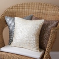 Mother of Pearl Accent 14-inch Square Throw Pillows (Set of 2)