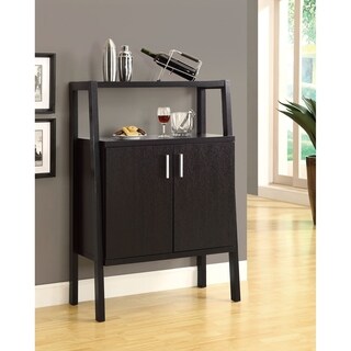 Cappuccino 48-inch Bar Unit With Bottle and Glass Storage