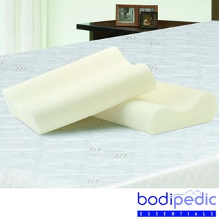 Bodipedic Essentials Contour Memory Foam Pillows (Set of 2)