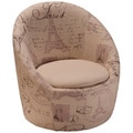 Christopher Knight Home Manuel Beige Printed Fabric Chair