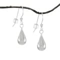 Jewelry by Dawn Round Teardrop Sterling Silver Earrings