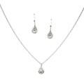 Jewelry by Dawn Filigree Teardrop Sterling Silver Necklace and Earring Set