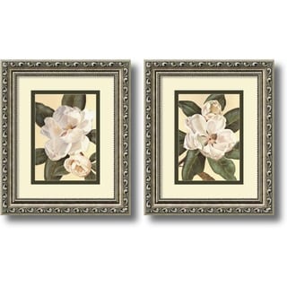Waltraud Fuchs Von Schwarzbek 'Magnolias Set' Framed Art Print