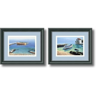 Frane Mlinar 'Peaceful Morning Set' Framed Art Print