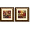 Jill Deveraux 'Orchids Set' Framed Art Print
