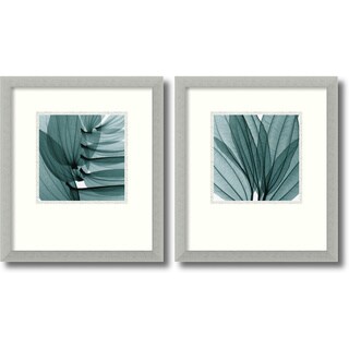 Steven N. Meyers 'Silver Lilies Set' Framed Art Print