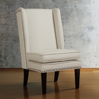 (>_<)  Wing Natural Linen Dining Chair