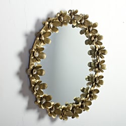For sale Iron Flower Brass Mirror Frame (India)