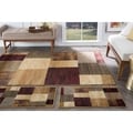 Elegance Collection Red Area Rug (Set of 3)