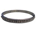 Magnetic Cubic Zirconia Bangle Bracelet