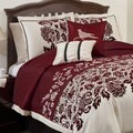 Lush Decor Red Estate Garden 6-piece Comforter Set