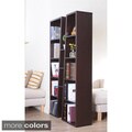 Enitial Lab Black Ten-shelf Bookcase