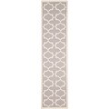 Moroccan Dhurrie Grey/ Ivory Wool Rug (2'6 x 10')
