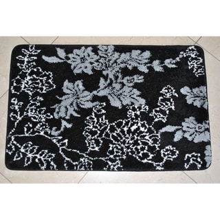  Memory Foam 20x32-inch Floral Bath Rug 