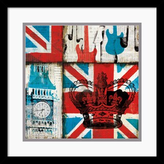 Mo Mullan 'British Rock I' Framed Art Print